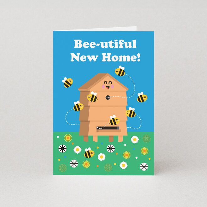 Bee-utiful New Home Card