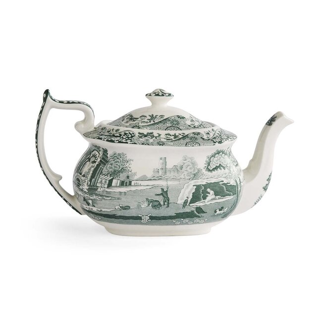 Green Italian Teapot