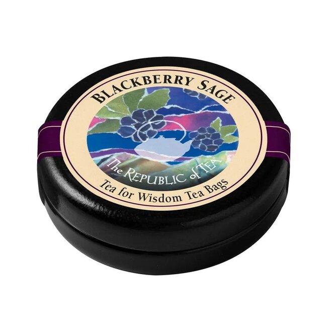Republic of Tea Blackberry Sage Traveler's Tin 6s