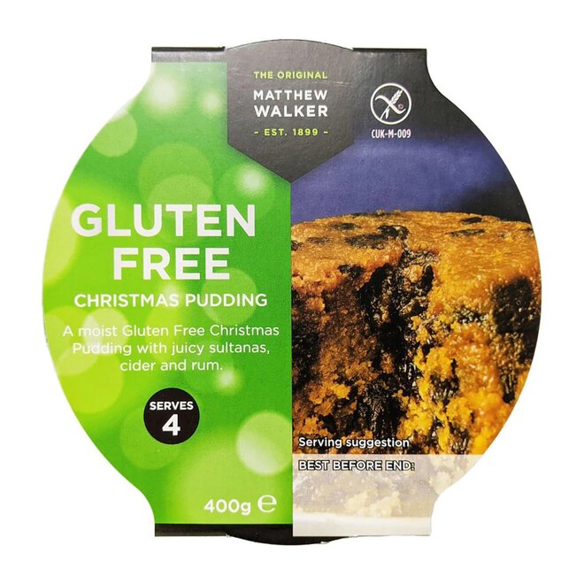 Matthew Walker Gluten Free Christmas Pudding 400g