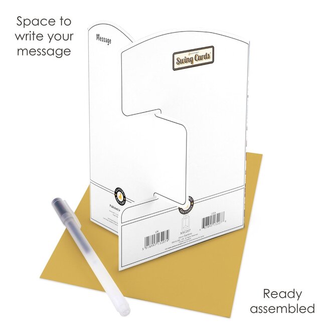 Christmas Market Swing Card