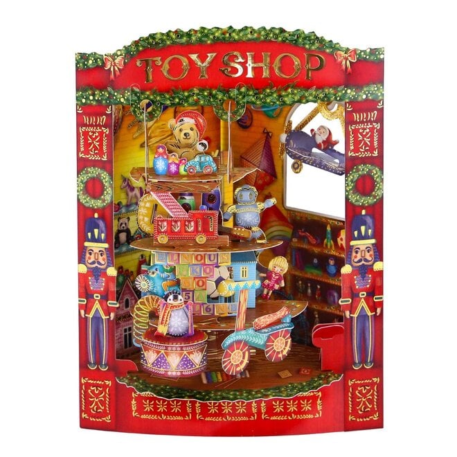 Christmas Toy Shop Swing Card