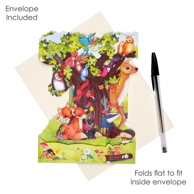 Forest Animals Swing Card
