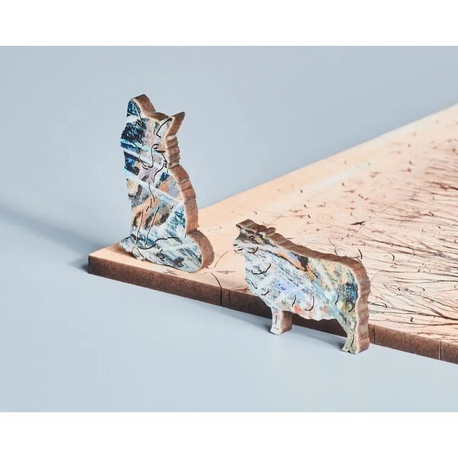 Hare At Sundown 500 Piece Puzzle