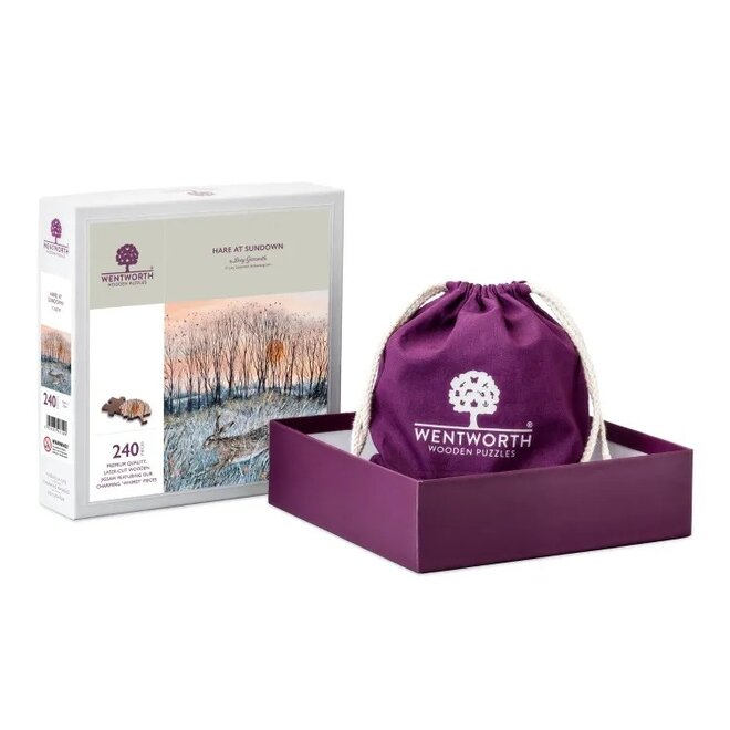 Hare At Sundown 500 Piece Puzzle