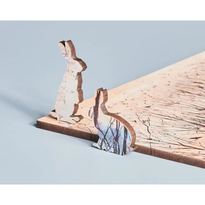 Hare At Sundown 500 Piece Puzzle