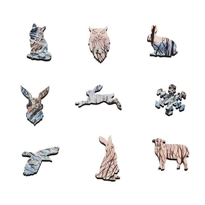 Hare At Sundown 500 Piece Puzzle