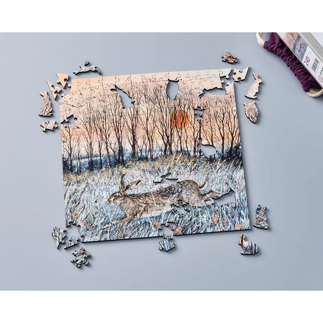 Hare At Sundown 500 Piece Puzzle