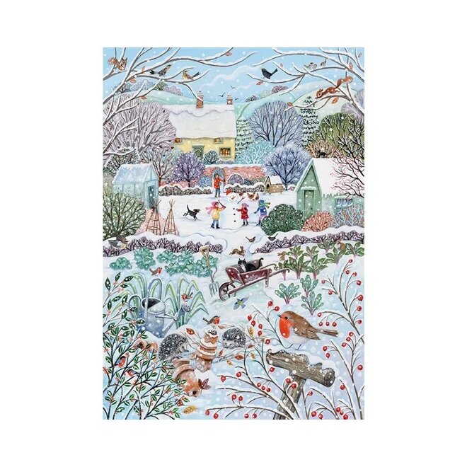 Cottage Garden in Winter 250 Piece Puzzle