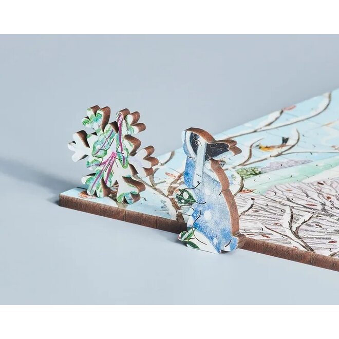 Cottage Garden in Winter 250 Piece Puzzle