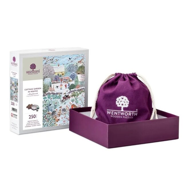 Cottage Garden in Winter 250 Piece Puzzle