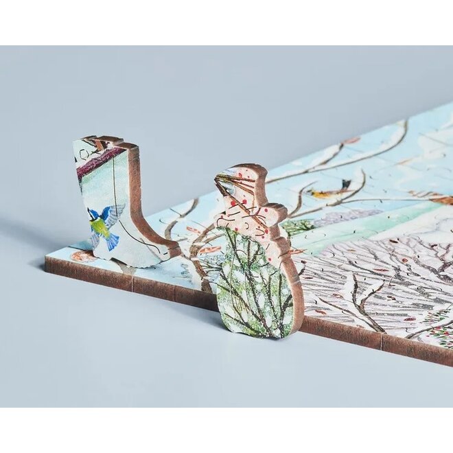 Cottage Garden in Winter 250 Piece Puzzle