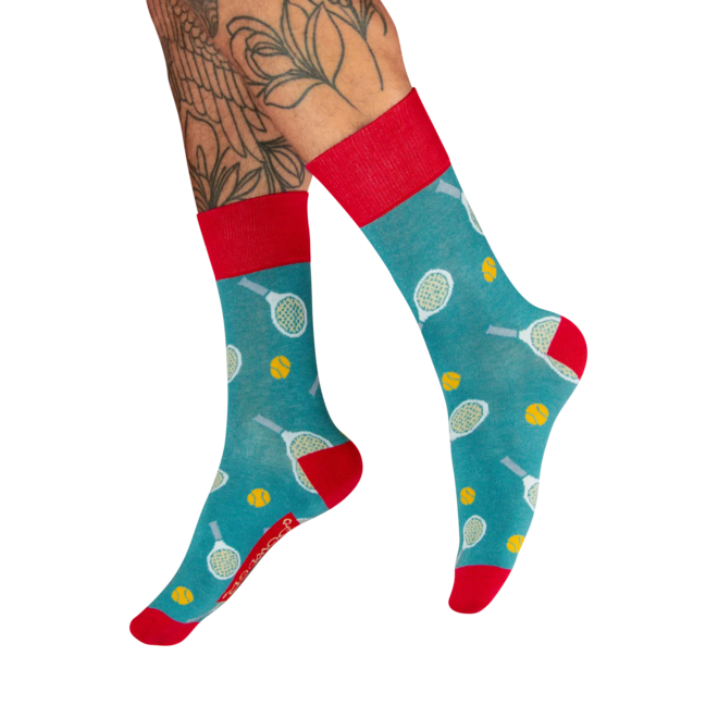 Centre Court Teal Blue Socks