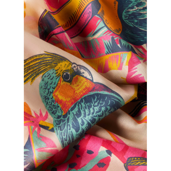 Tropical Paradise Pink Scarf