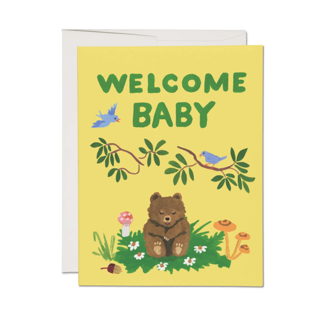 Baby Cub Newborn Card