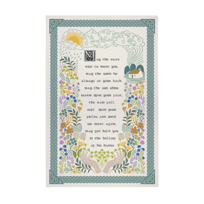 Irish Blessing Tea Towel