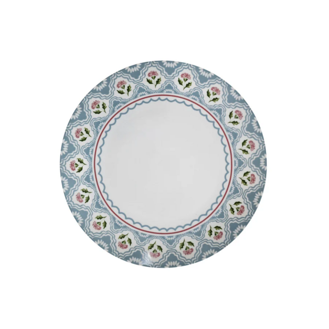 Boho Floral Porcelain Dinner Plate