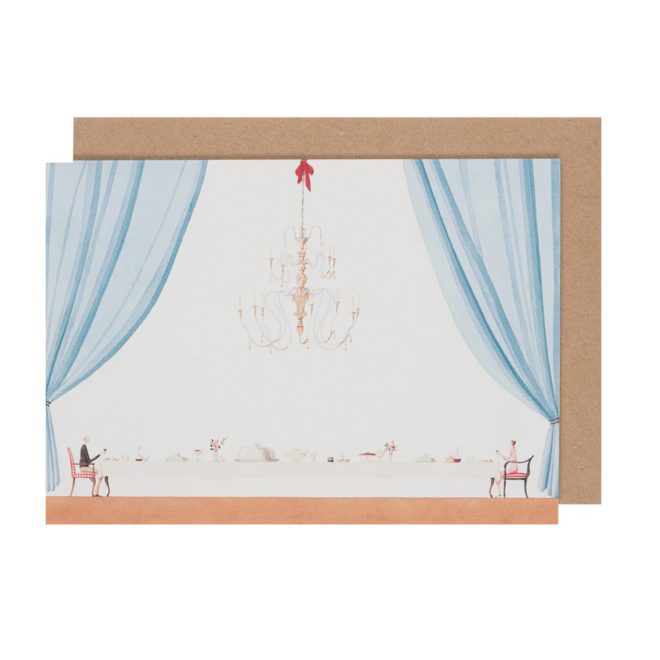 Table for Two Greeting Card