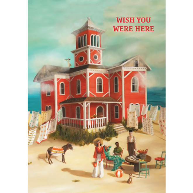 Beach House Greeting Card