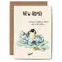 Penguin Housewarming Greeting Card
