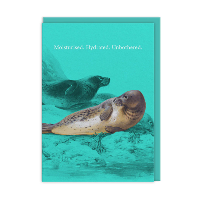 Moisturised Seal Card