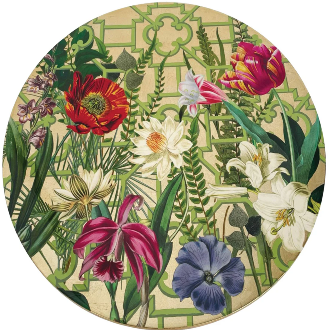 La Dolce Vita Gold Lacquer Round Placemat