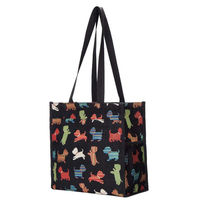 Playful Puppy Shopper Bag