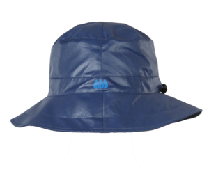 NWT TRANSIT Reversible Water-Repellent Navy Bucket Hat Size:L Made In Italy Cold dyed reversible water-repellent bucket hat in cotton on  main image 4