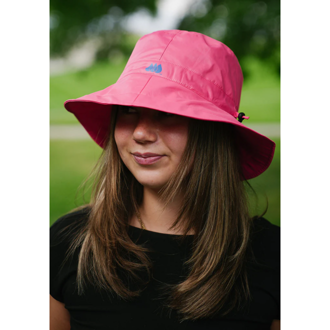 Pink Rain Cap Bucket Hat