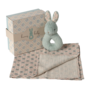 Rabbit Rattle Set - Mint