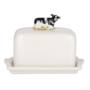 Quail Friesian Cow Butter Dish