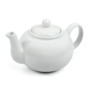 White Small Stoneware Teapot