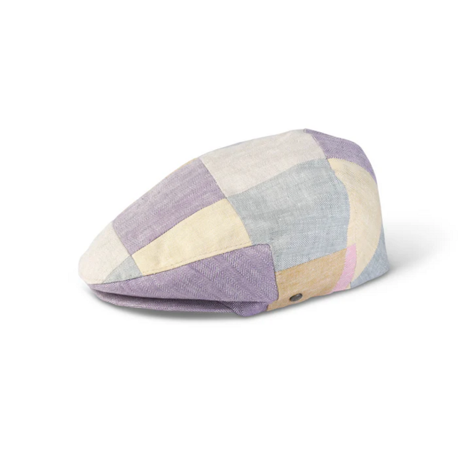 Fia Linen Classic Patchwork Cap