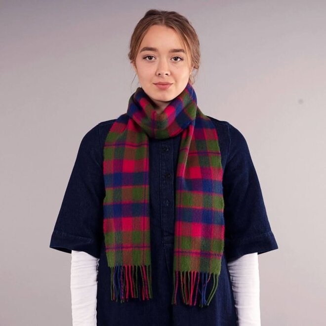 Bowhill Glasgow Tartan Lambswool Scarf