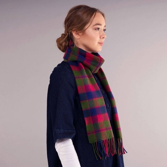 Bowhill Glasgow Tartan Lambswool Scarf