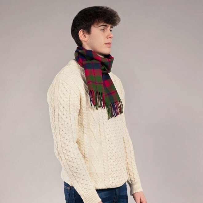 Bowhill Glasgow Tartan Lambswool Scarf