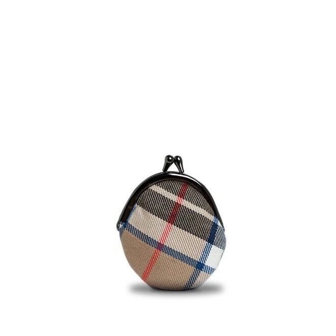Thomson Camel Modern Tartan Tam Purse