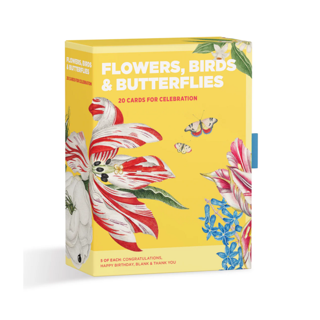 Flowers, Birds, & Butterflies Celebrations Boxed Notecards