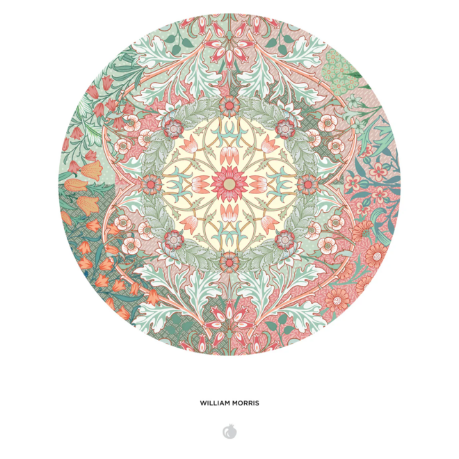 William Morris 500-Piece Circular Puzzle