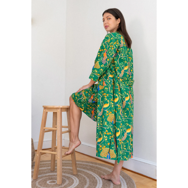 Green Fearless Peacock Nighty Nite