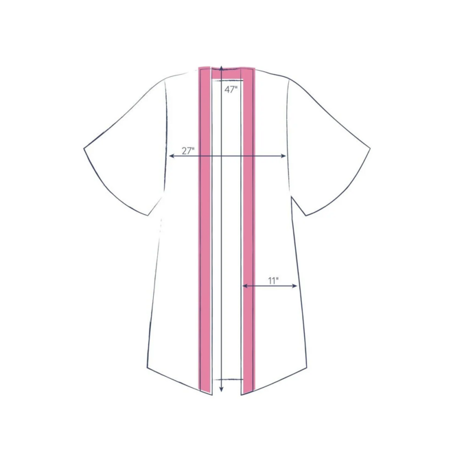 Floral Study Petal Pink Kimono Gown