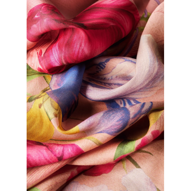 Floral Study Petal Pink Kimono Gown