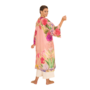 Floral Study Petal Pink Kimono Gown