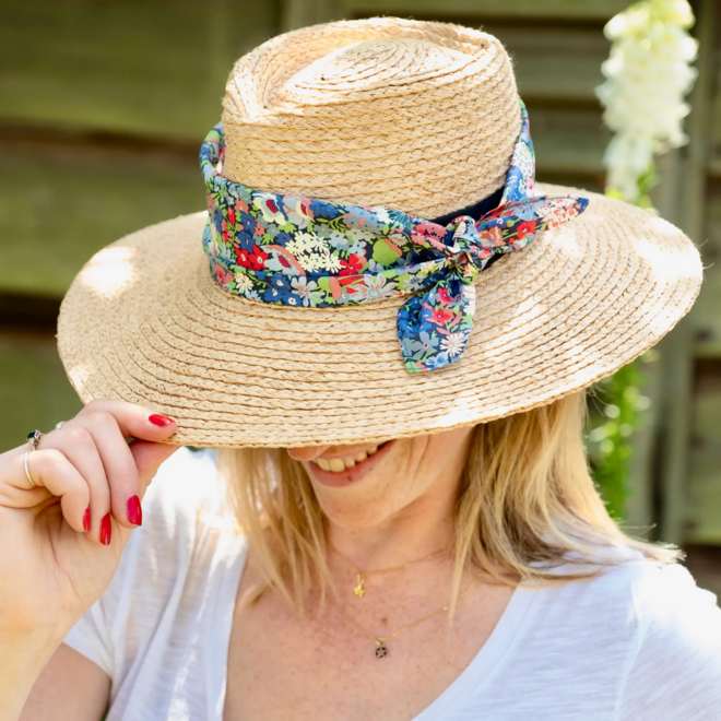 Red Blue Thorpe Square Bandana