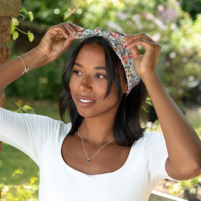 Grey Betsy Square Bandana