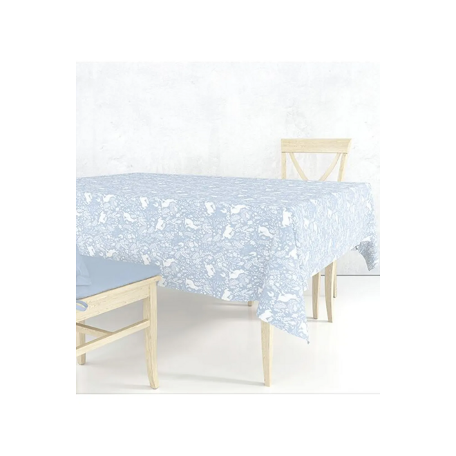 William Morris Gallery Forest Life Blue 52" Square Acrylic Tablecloth
