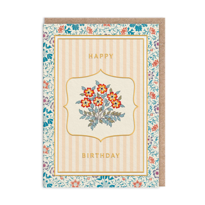 Cottagecore Garden Flower Birthday Card