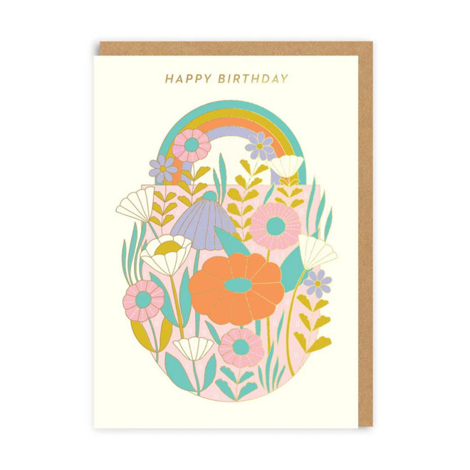 Daisies Happy Birthday Card