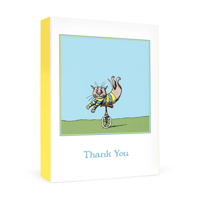 Edward Gorey Unicycle Cat Boxed Thank You Notes