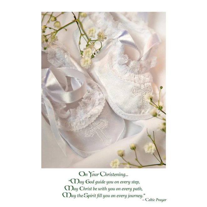 Celtic Prayer Christening Card